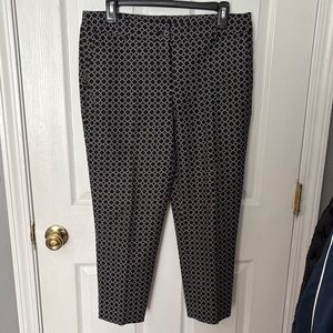 Women’s  Black and White Patterned Pants